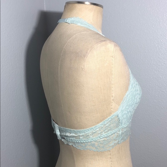 VS Pink Lace Halter Neck Bra Sz S NWT - Picture 3 of 8